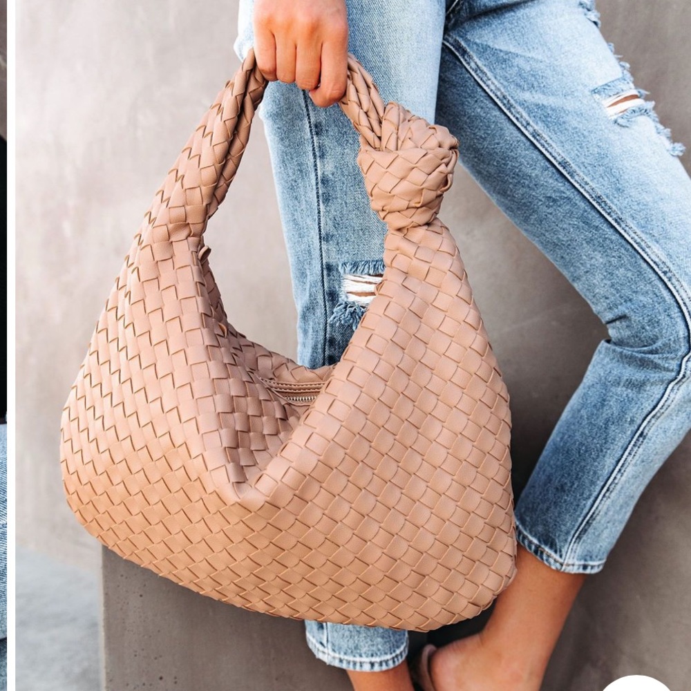 NWT VICI brand woven vegan leather hobo purse